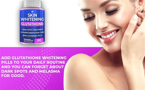 Glutathione Whitening Pills 120 Capsules 2000mg Glutathione Effective Skin