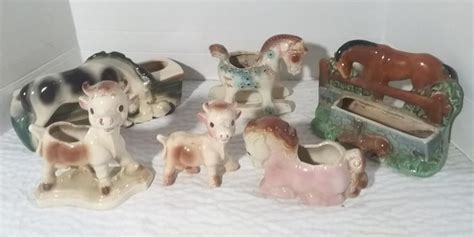 Vintage Farm Animal Planters Live And Online Auctions On