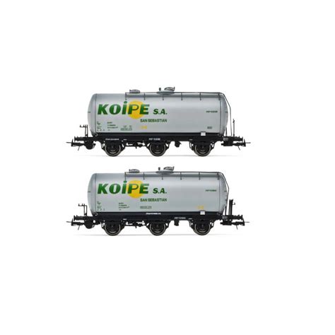 Renfe Unit Set Axle Tank Wagon Koype Livery Period Iv