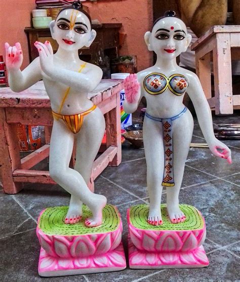 Marble Iskon Radha Krishna Statue Home At Rs In Jaipur Id