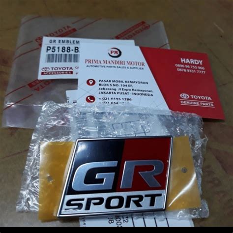 Toyota RAIZE ORIGINAL GR SPORT Logo Emblem Shopee Malaysia