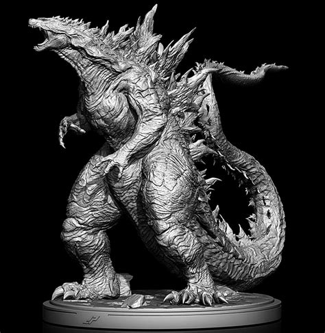 3D print yourself this Godzilla 2014 / Godzilla 2000 hybrid!