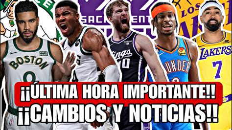 Esto Lo Cambia Todo Ltima Hora Importante Lakers Kings