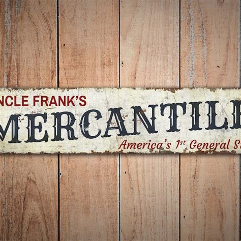 Mercantile Sign Etsy