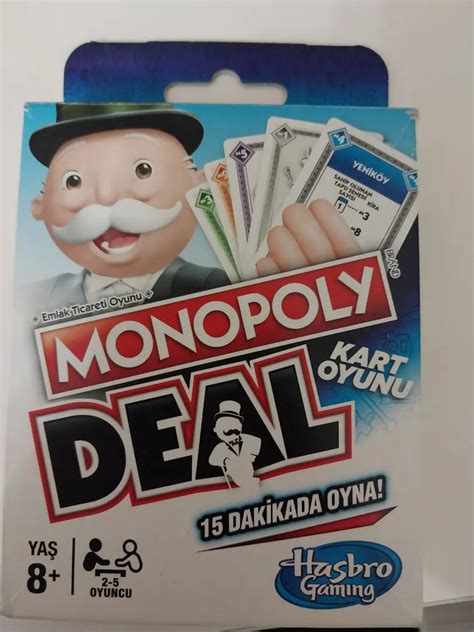 Monopoly Deal Masa Ve Kutu Oyunlar