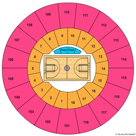 Purdue University Mackey Arena Seating Chart | Elcho Table