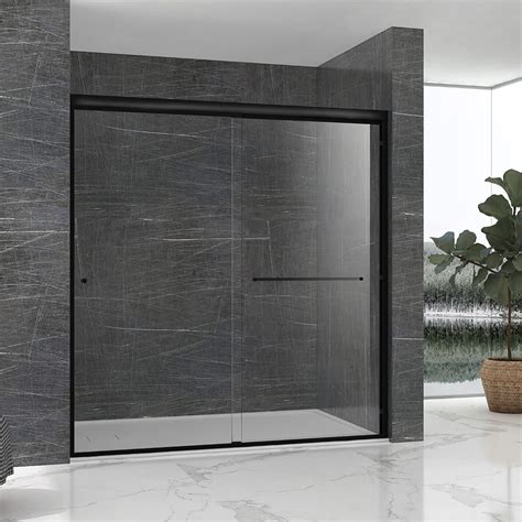 Buy Semi Frameless Double Sliding Glass Shower Door Sorrento Economy