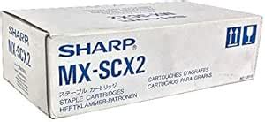 Sharp Mx Scx Laser Staple Cartridge Box Of Amazon Ca Office Products