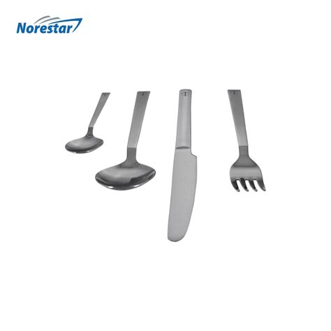 Norestar 24 Piece Stainless Steel Nautical Theme Cutleryflatware Set