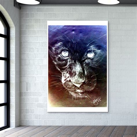 The Chrome Panther Wall Art Buy High Quality Posters And Framed