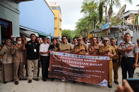 Kepala Dinsos Pm Kota Tarakan Mengikuti Kegiatan Sidak Pasar Menjelang