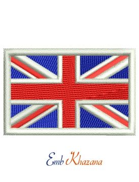 Buy United Kingdom Flag Embroidery Dst Pes File Online In USA