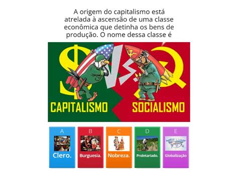 Capitalismo E Suas Fases Quiz