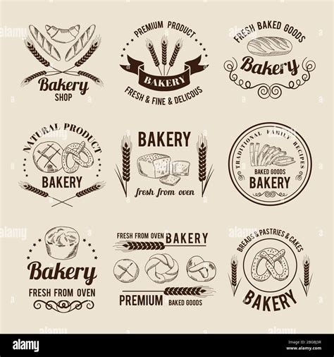 Vintage Logos Set Imágenes Vectoriales De Stock Alamy