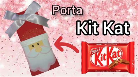 DIY Porta Kit Kat Lembrancinha De Natal Embalagem Para Chocolate