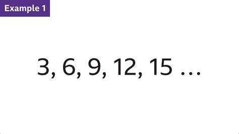 Finding The 𝒏th Term Of An Arithmetic Sequence Ks3 Maths Bbc
