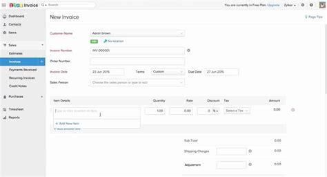 How To Easily Create Invoices In Zoho Books A Step By Step Guide My