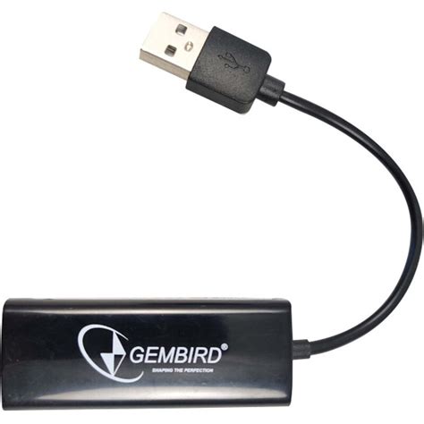 NIC U6 Gembird USB 2 0 To Fast Ethernet LAN Adapter 10 100 White