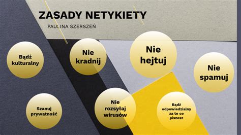 Zasady netykiety by Paulina Szerszeń on Prezi