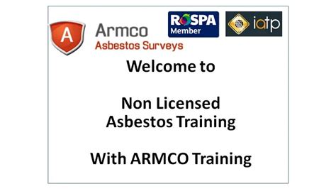 Cat B Asbestos Training Non Licensed Armco Asbestos Training