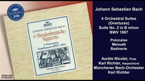 Johann Sebastian Bach Orchestral Suite No 2 In B Minor BWV 1067