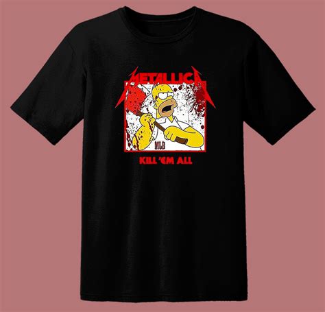 Metallica Homer Kill Em All T Shirt Style | Mpcteehouse.com