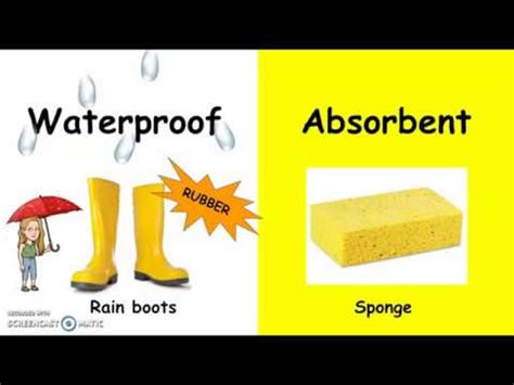 Year 2 Science - waterproof and absorbent | Teaching Resources