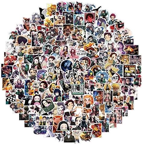 St Ck Demon Slayer Aufkleber Pack Anime Cartoon Stickers Vinyl