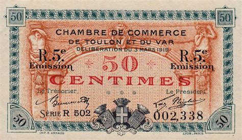 Billets Du Xx Me Si Cle Les Billets Des Chambres De Commerce