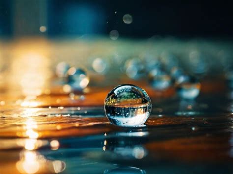 Premium Photo Closeup Of Water Droplets On Glass Surface