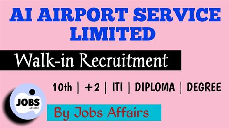 Airport Recruitment Aiasl Walk In Recruitment Air India New