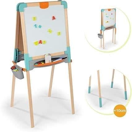 Smoby Tableau En Bois Double Face Ardoise Craie Et Blanche