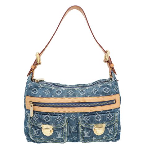 Louis Vuitton Denim Blue Monogram Baggy PM Bag – THE CLOSET