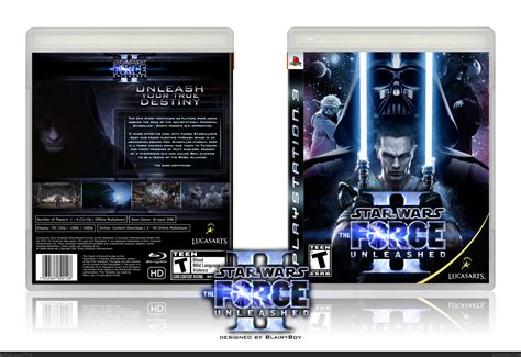 Viewing Full Size Star Wars The Force Unleashed Ii Box Cover