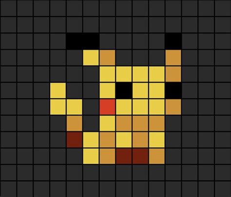 Pikachu Small Pixel Art Pixel Art Pixel Art Pattern Pixel Art