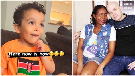 Kenyan Woman Married To Mzungu Man Flaunts Sons Great Mastery Of