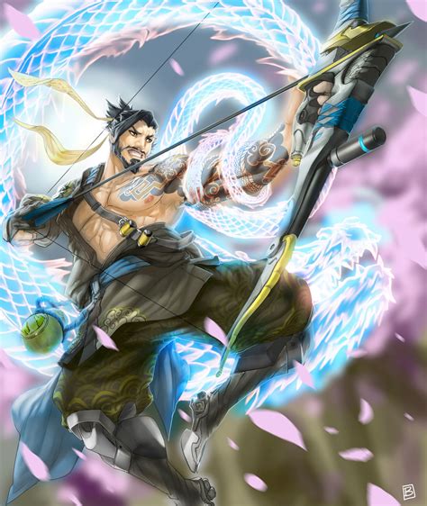 Hanzo Shimada The Power Of The Dragon In A Japanese Man Character