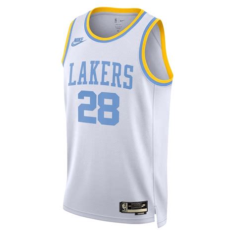 Los Angeles Lakers Swingman Jersey Classic Edition White Mens