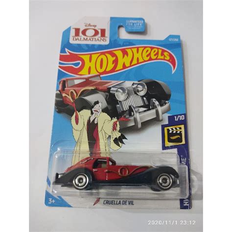 Hot Wheels Cruella De Vil 101 Dalmatians Shopee Malaysia
