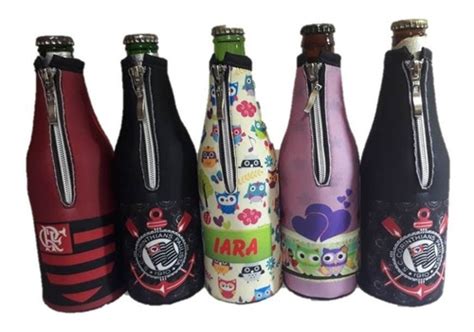 Kit 6 Capas Porta Long Neck Cerveja Neoprene Personalizada