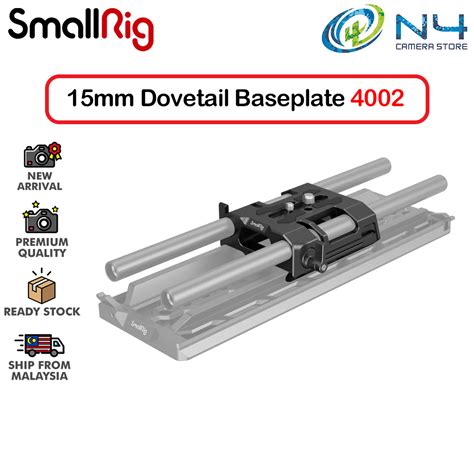 Smallrig For 15mm Dual Rods Dovetail Universal Baseplate For Arri Built In Wrench Plate 1 4 20