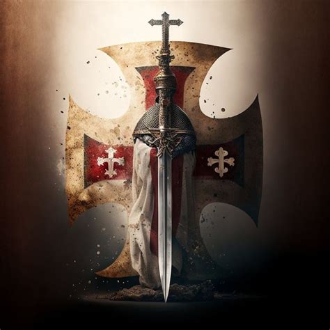 Pin By Oscar On Caballeros Templarios Crusader Wallpaper Templar