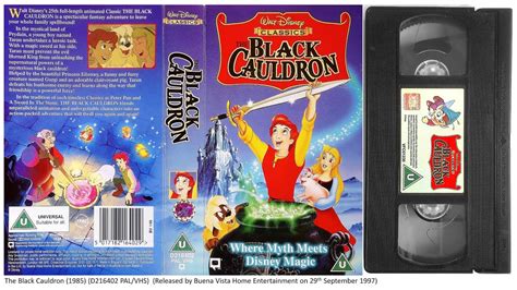 The Black Cauldron Th September Uk Vhs Youtube