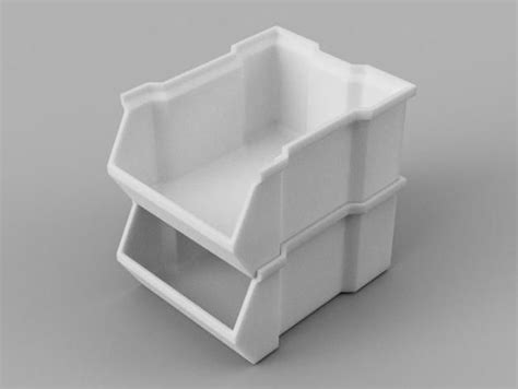 Stackable Box Thicker Version By Denovator Thingiverse D