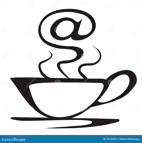 Internet Cafe Logotype Cartoon Vector | CartoonDealer.com #109003883