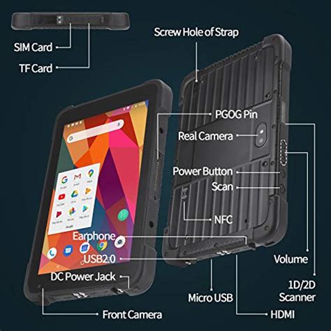 Munbyn Android Tablet Scanner Rugged Android Scanner Integrated