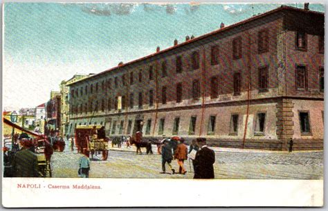 Postcard Caserma Maddalena Napoli Naples Italy Vintage A Ebay