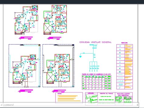 Instalación Eléctrica Residencial En Autocad Cad 19244 Kb Bibliocad