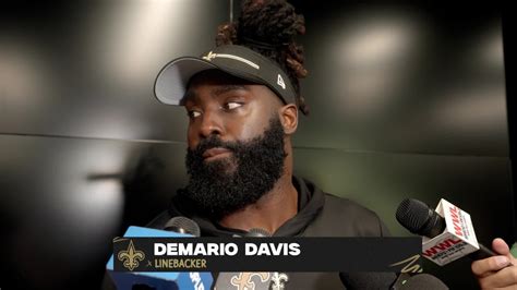 Nfl Week Saints Lb Demario Davis On Saints Defense S Focus