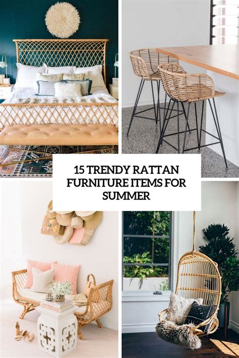 15 Trendy Rattan Furniture Items For Summer Shelterness